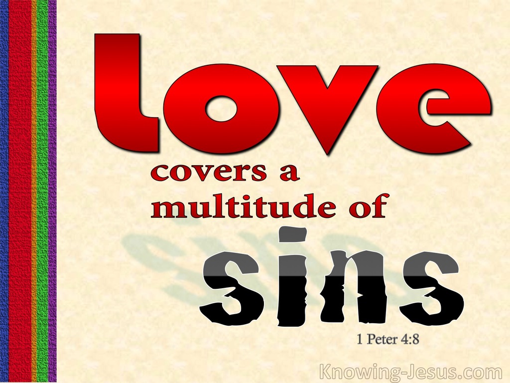 1 Peter 4:8 Have Fervent Love Among Yourselves (red)